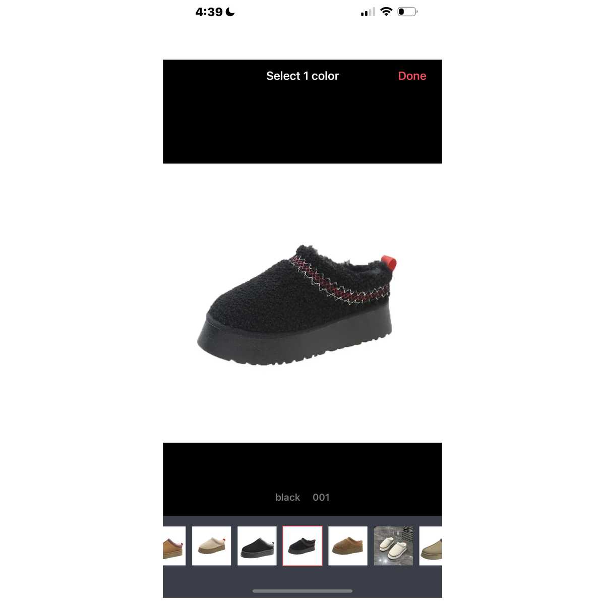 Fur slippers platform (3 colors)