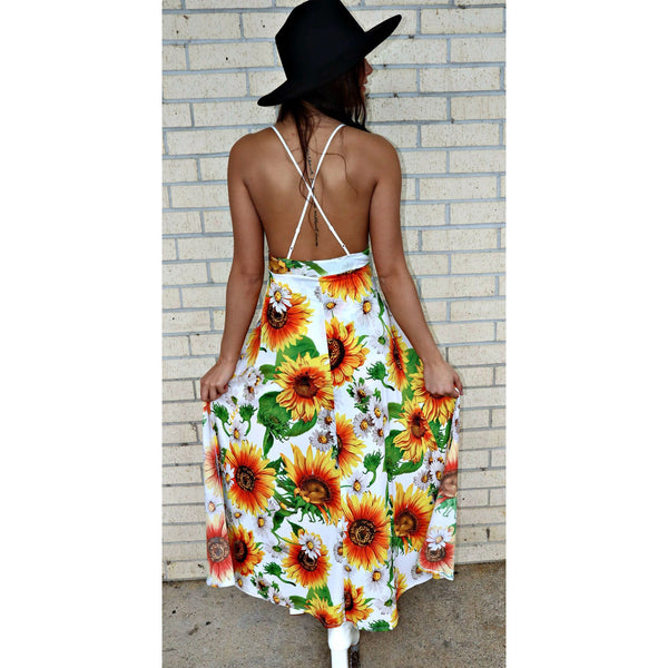 Maxi Dress with Shorts Underneath