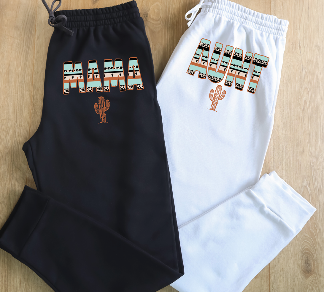 Cactus OUT West Aunt/mom/CUSTOM Joggers