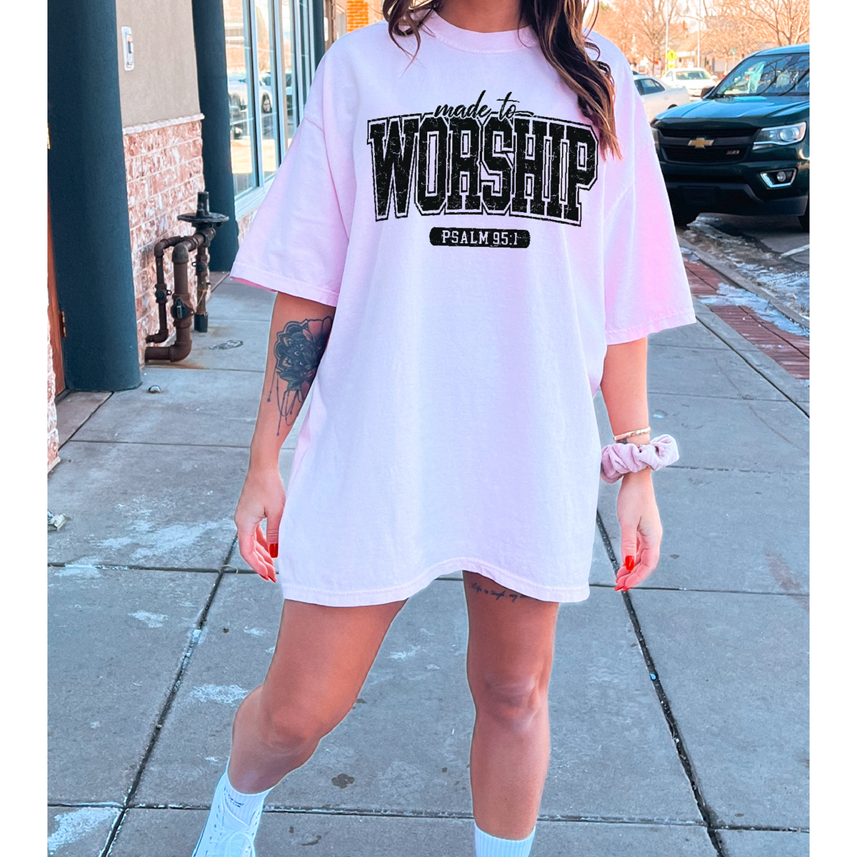 Made to Worship Christian tee or sweatshirt