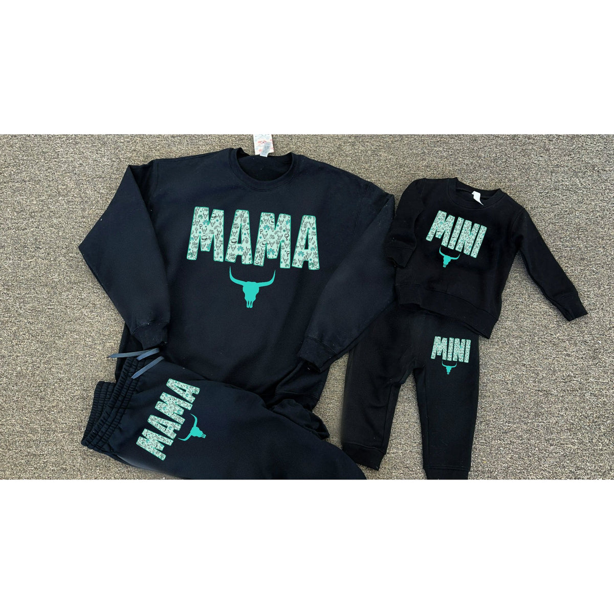 Mama Mini or Custom Western or Mini Jogger Set