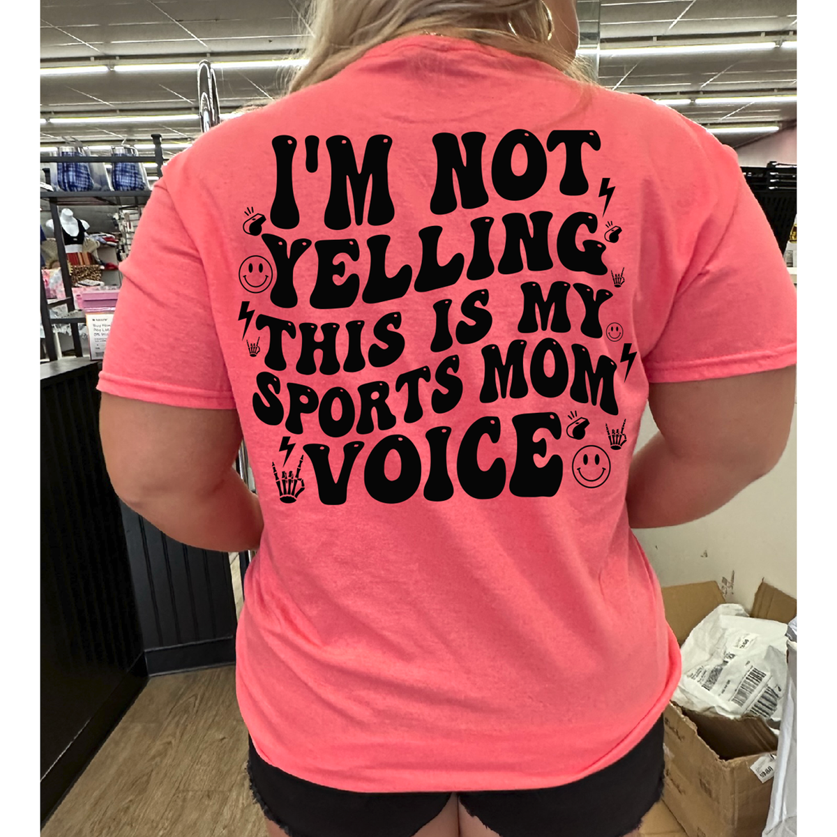 This is my Sports Mom Voice Tee or sweatshirt