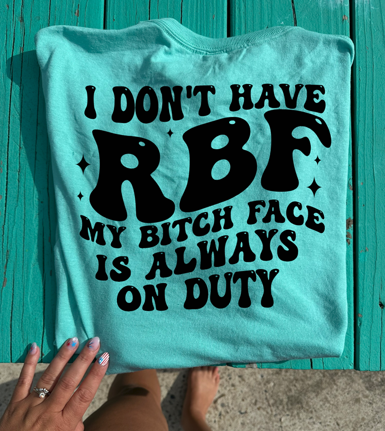 RBF tee or sweatshirt