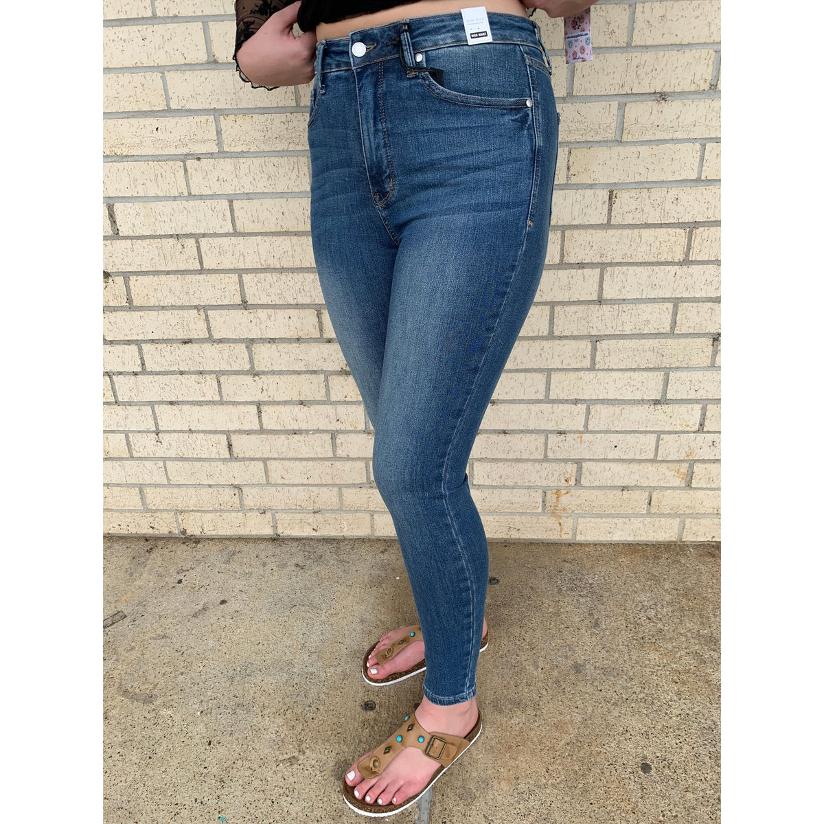 Denim Dark Tummy Control Judy Blue Skinny Jean