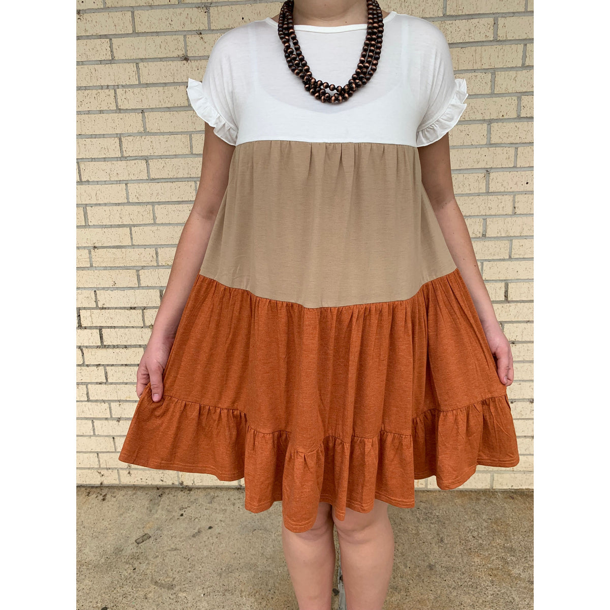 Colorblock Kane Swing Dress