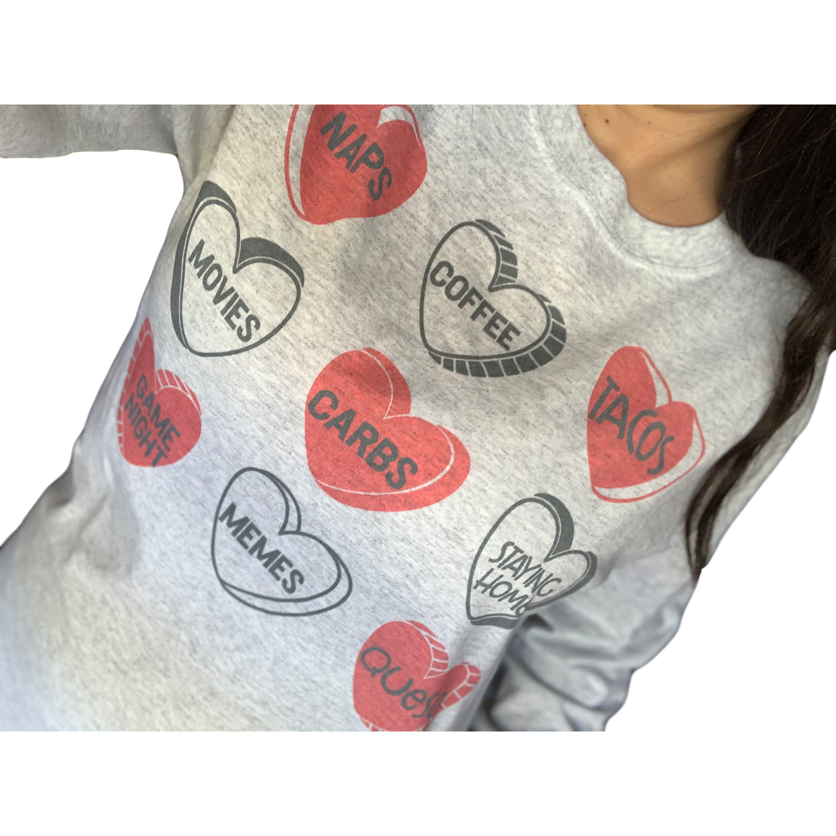 Favorite Candy Heart Tee, Tank, Long Sleeve or Sweatshirt