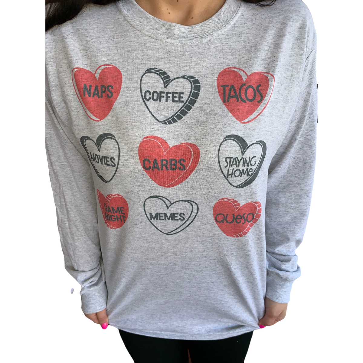 Favorite Candy Heart Tee, Tank, Long Sleeve or Sweatshirt