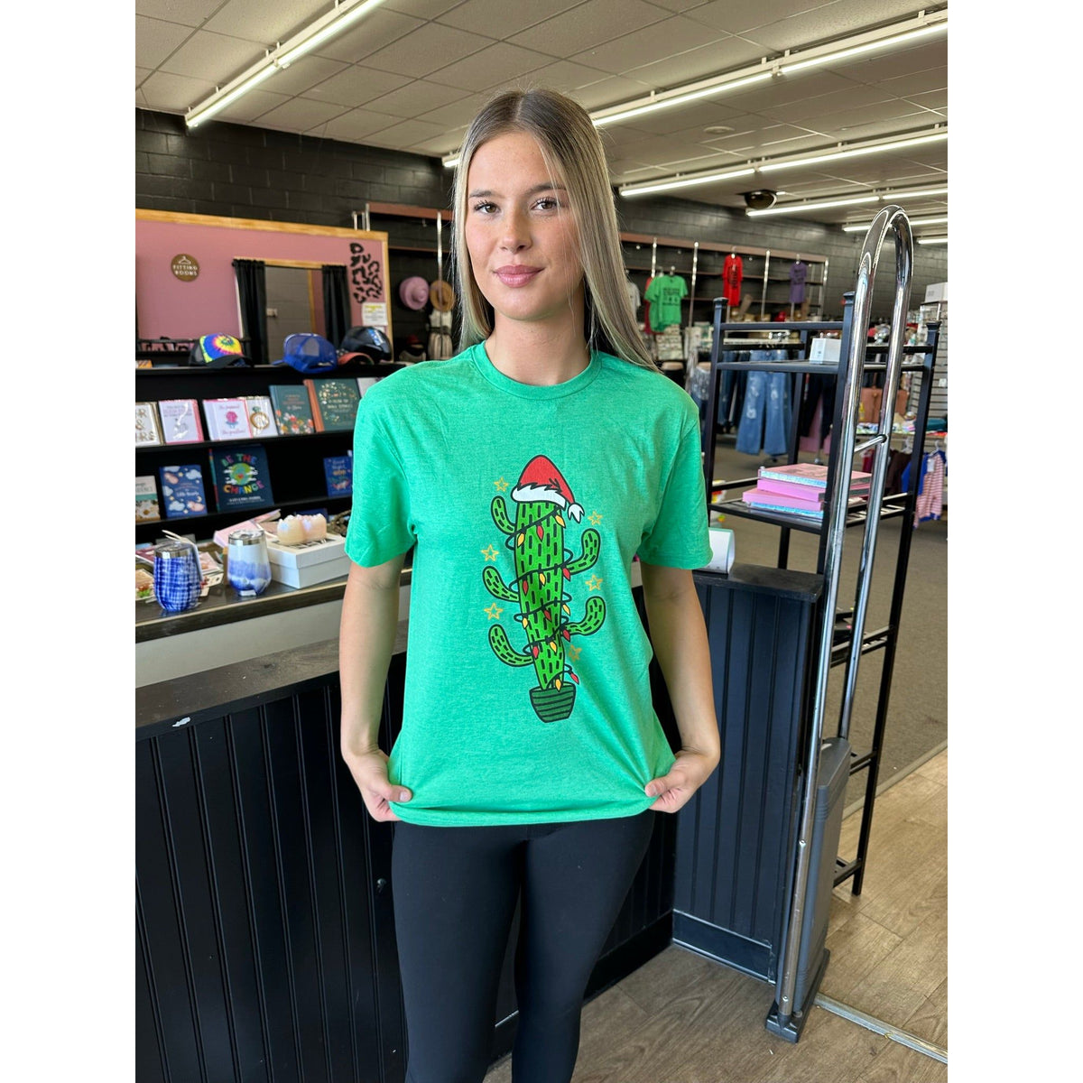 Christmas Cactus Tee or Sweatshirt