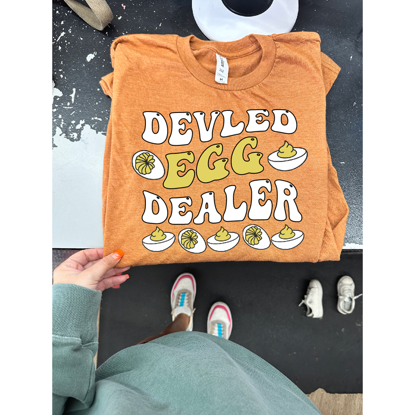 Deviled Egg Dealer thanksgiving tee or sweatshirt