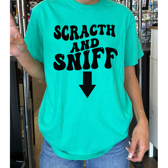 scratch and sniff gag gift Tee or Sweatshirt