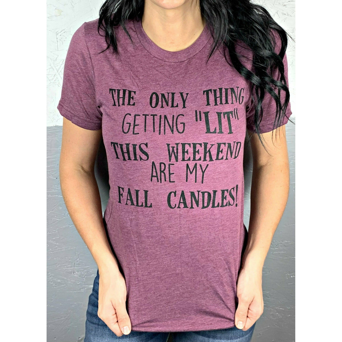 Fall Candles Getting lit tee