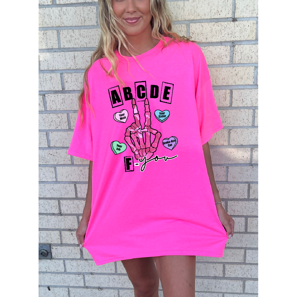 ABCD Valentine&#39;s tee or sweatshirt