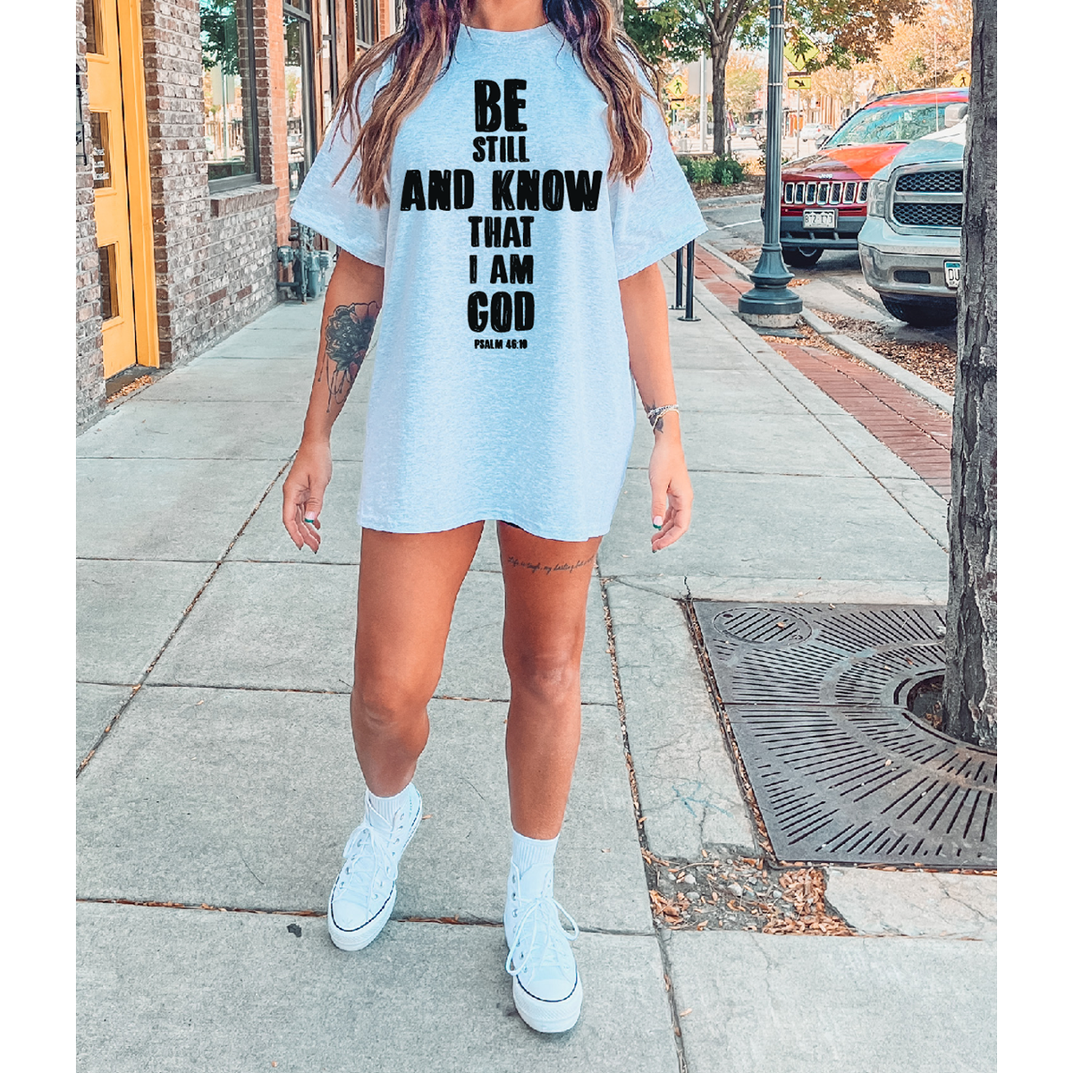 Be Still and Know Christian tee or sweatshirt