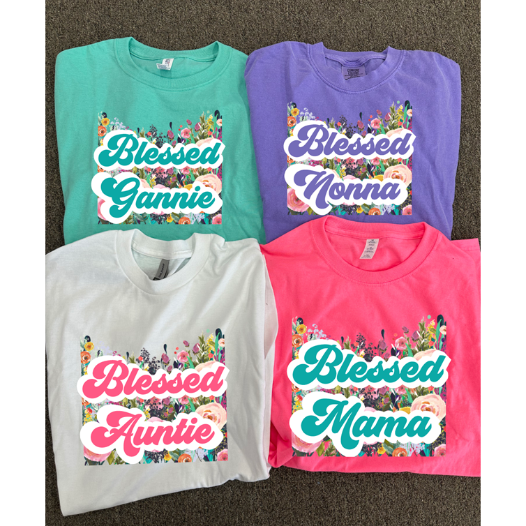 Blessed (custom) Mother's Day Tee or Sweatshirt