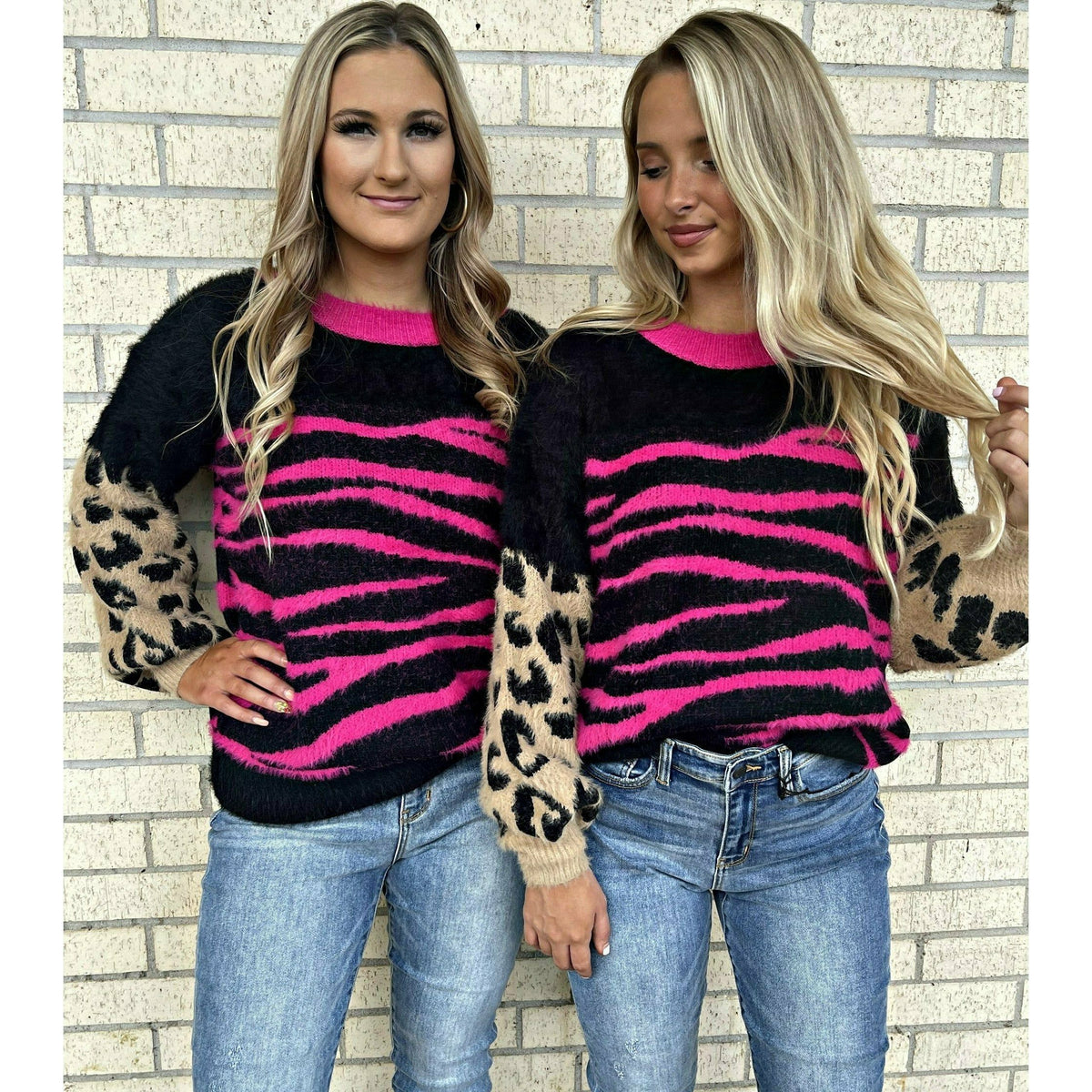 Kennlee Leopard Soft Sweater