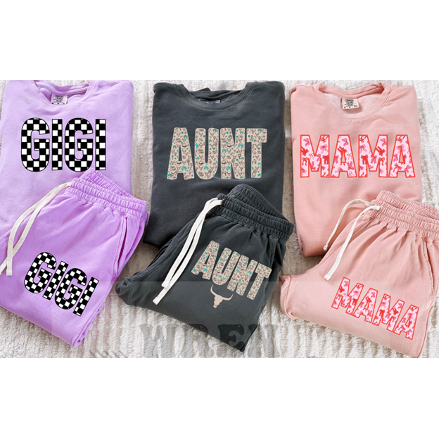 Customized Jogger Set ( with hoodie or sweatshirt)