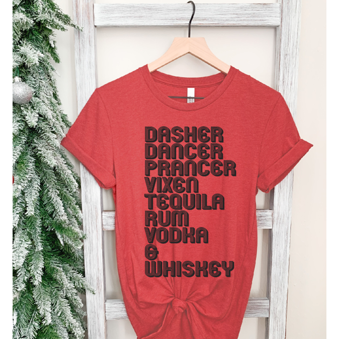 Reindeer Drinking Games tee or sweatshirt