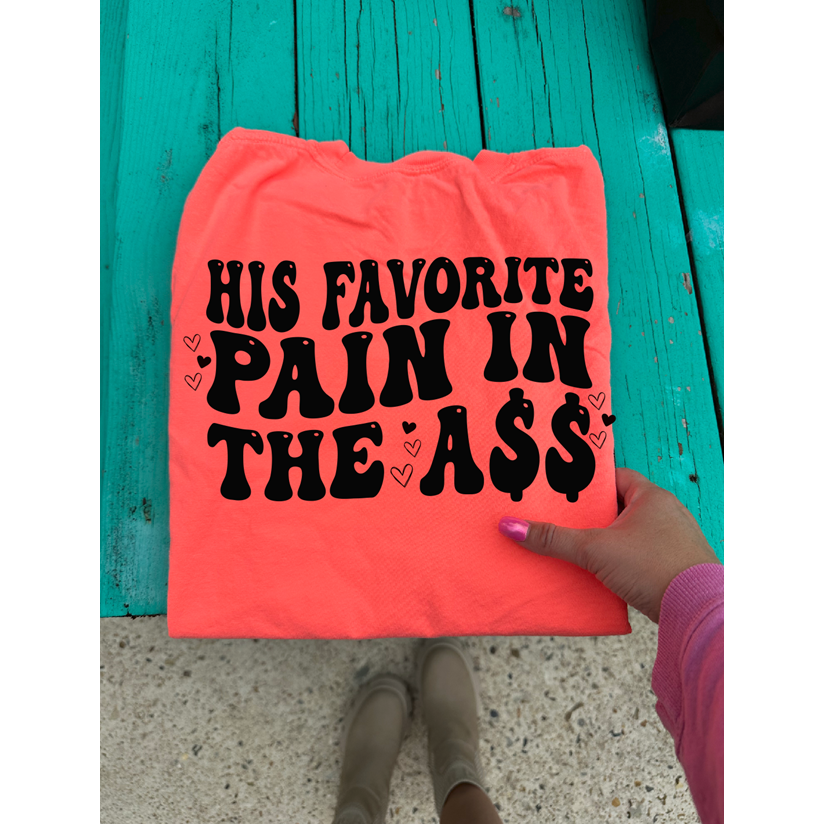 His Favorite Pain in the A$$ tee or sweatshirt