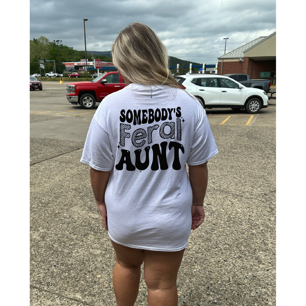 Somebody&#39;s Feral Aunt tee or sweatshirt
