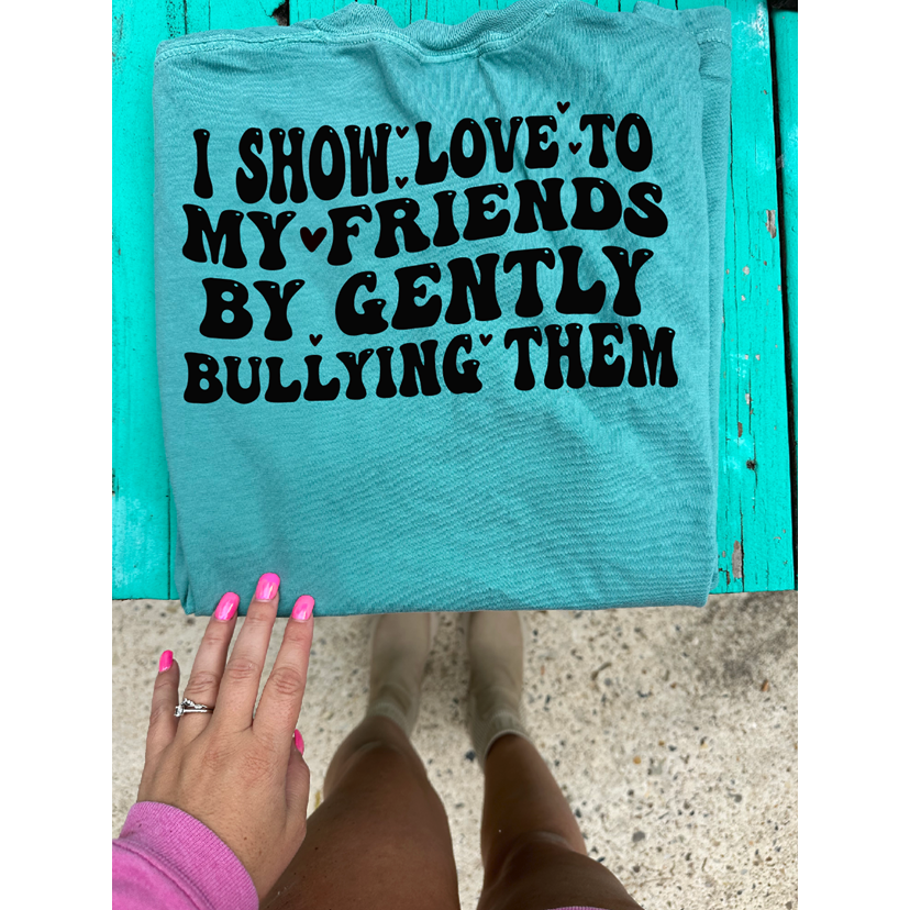 Gently bully friend  tee or sweatshirt