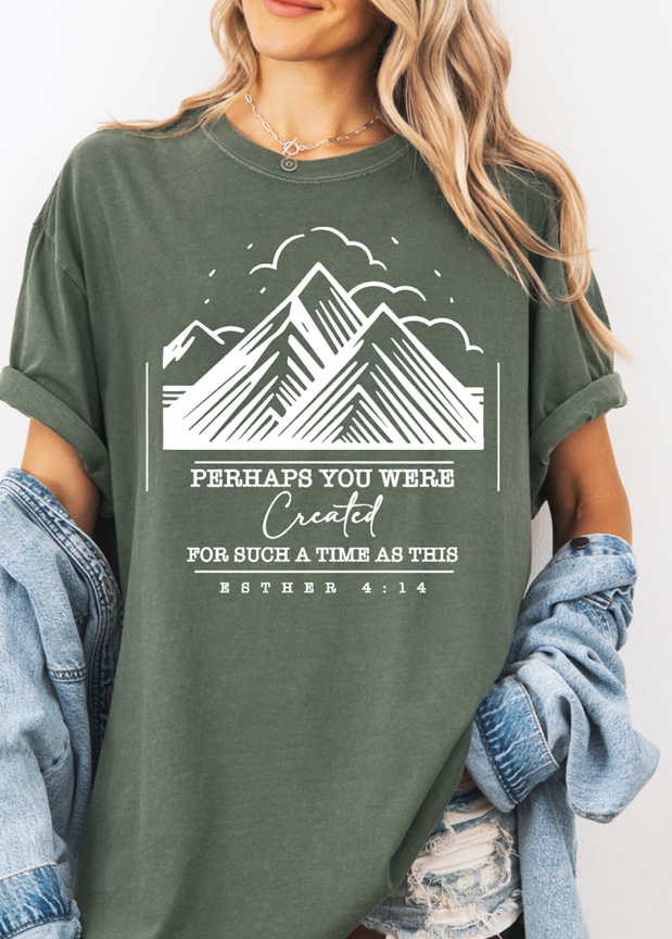 Perhaps you were made for a time Christian Tee or Sweatshirt