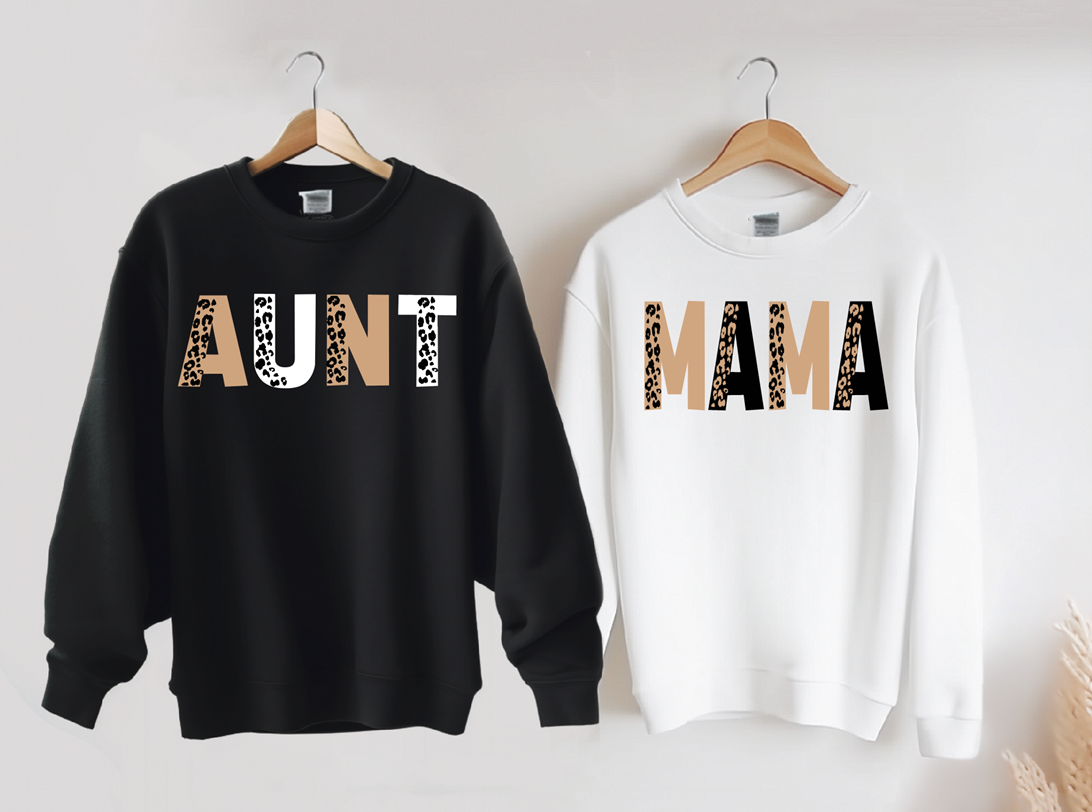 Aunt/mom/CUSTOM Sweatshirt, tee or Hoodie