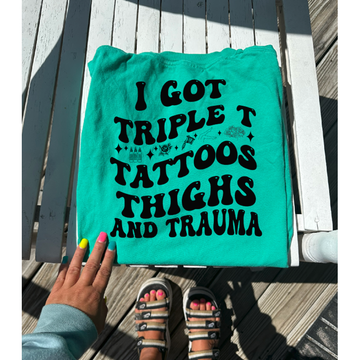 Tattoos Thighs Trauma Tee or sweatshirt