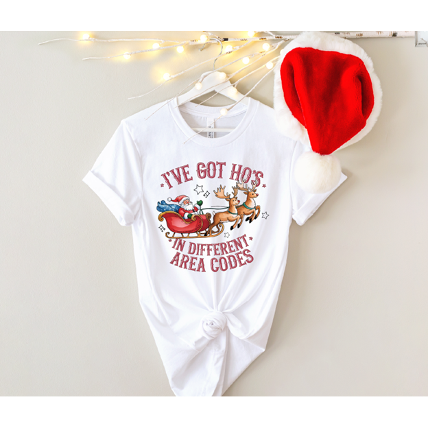 Area code santa Christmas Tee or Sweatshirt