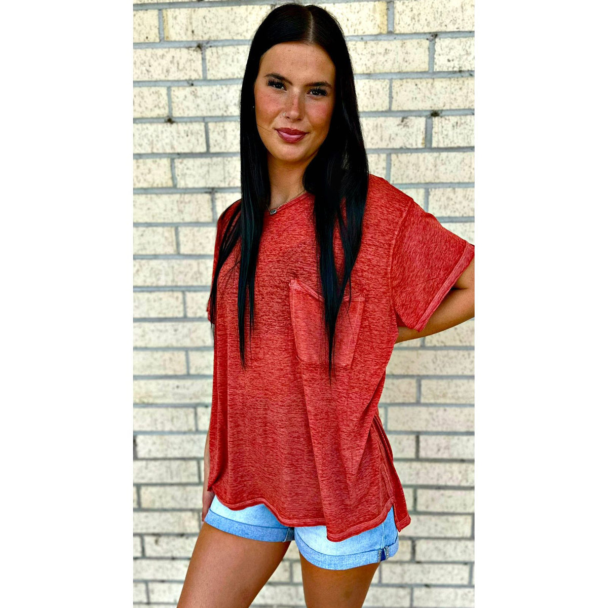 Burnout Soft Oversized Top (3 colors