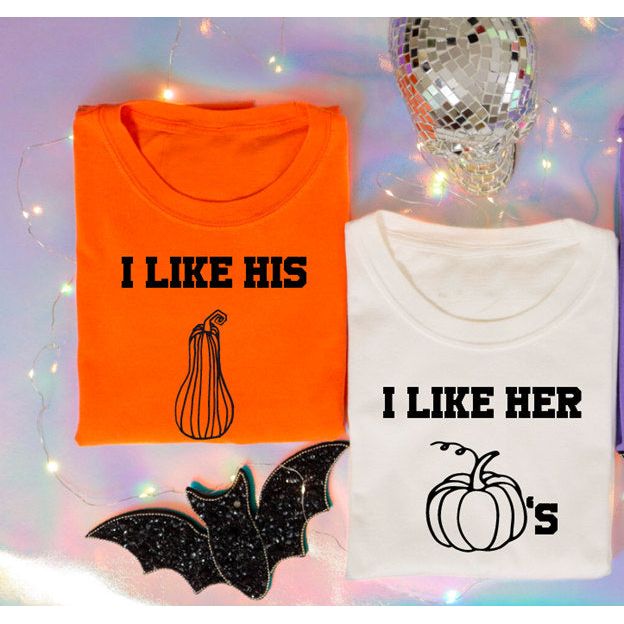 I like his or her gourd pumpkins halloween tee or sweatshirt