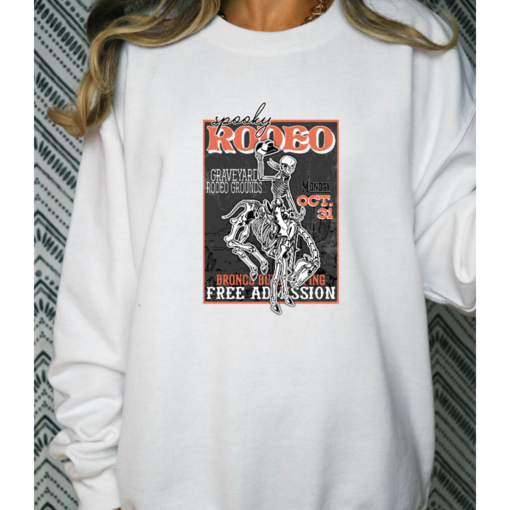 Spooky rodeo tee or sweatshirt