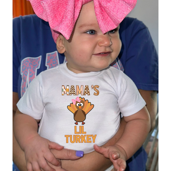 Lil Turkey Onesie or Tee (custom options)