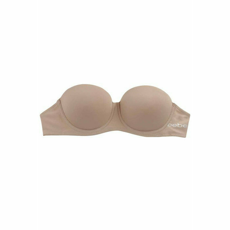 Clear Back Strapless Push Up Bra