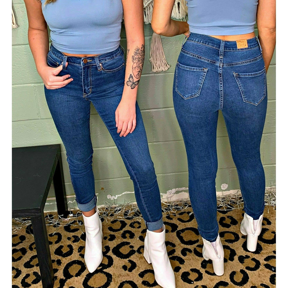 Tatum Medium Blue Skinny Jean