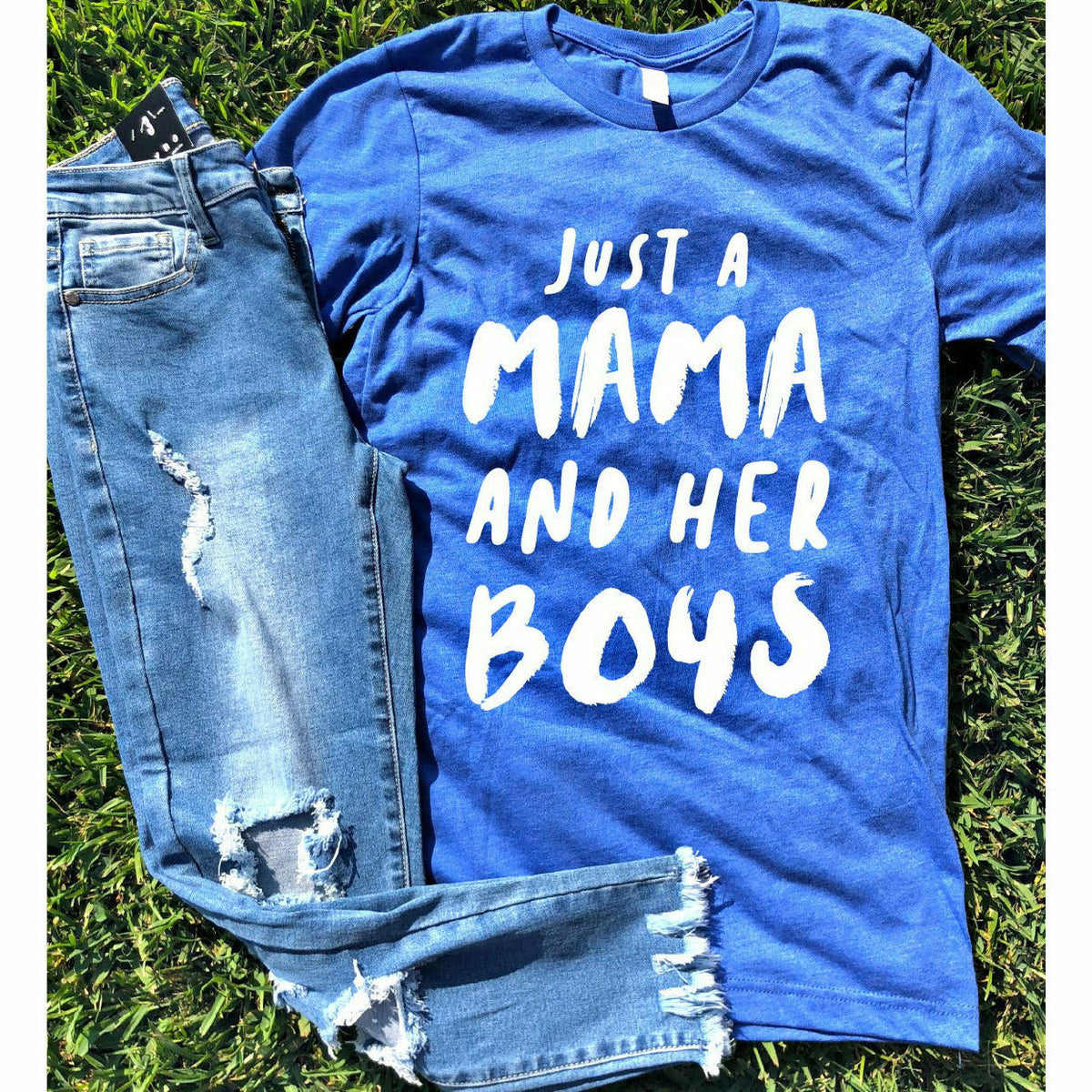 Just a Mama and her Boys tee