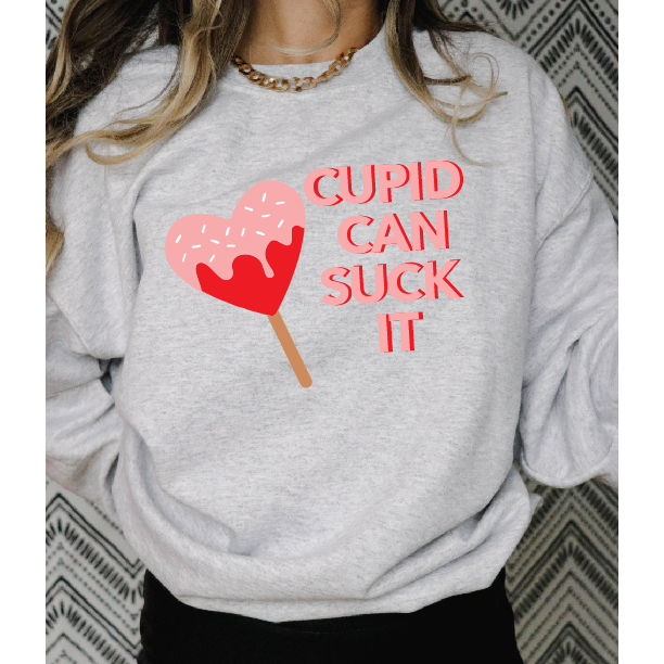 Cupid Can Suck It Tee or Sweatshirt