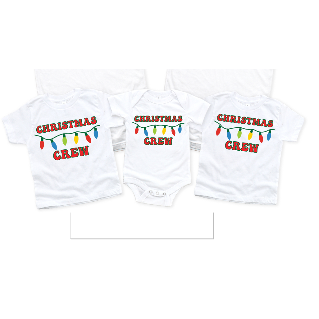 Christmas Crew Kids/adult tee or sweatshirt