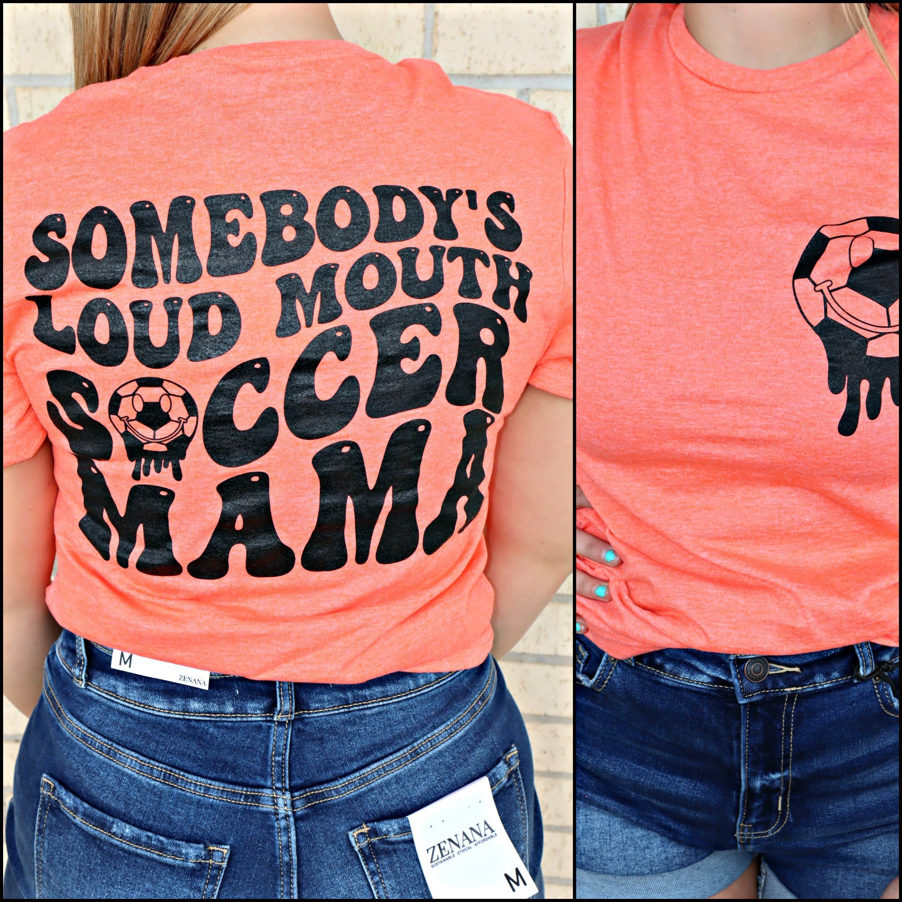 Somebody's Loud Mouth Soccer Mom 20 oz Tumbler