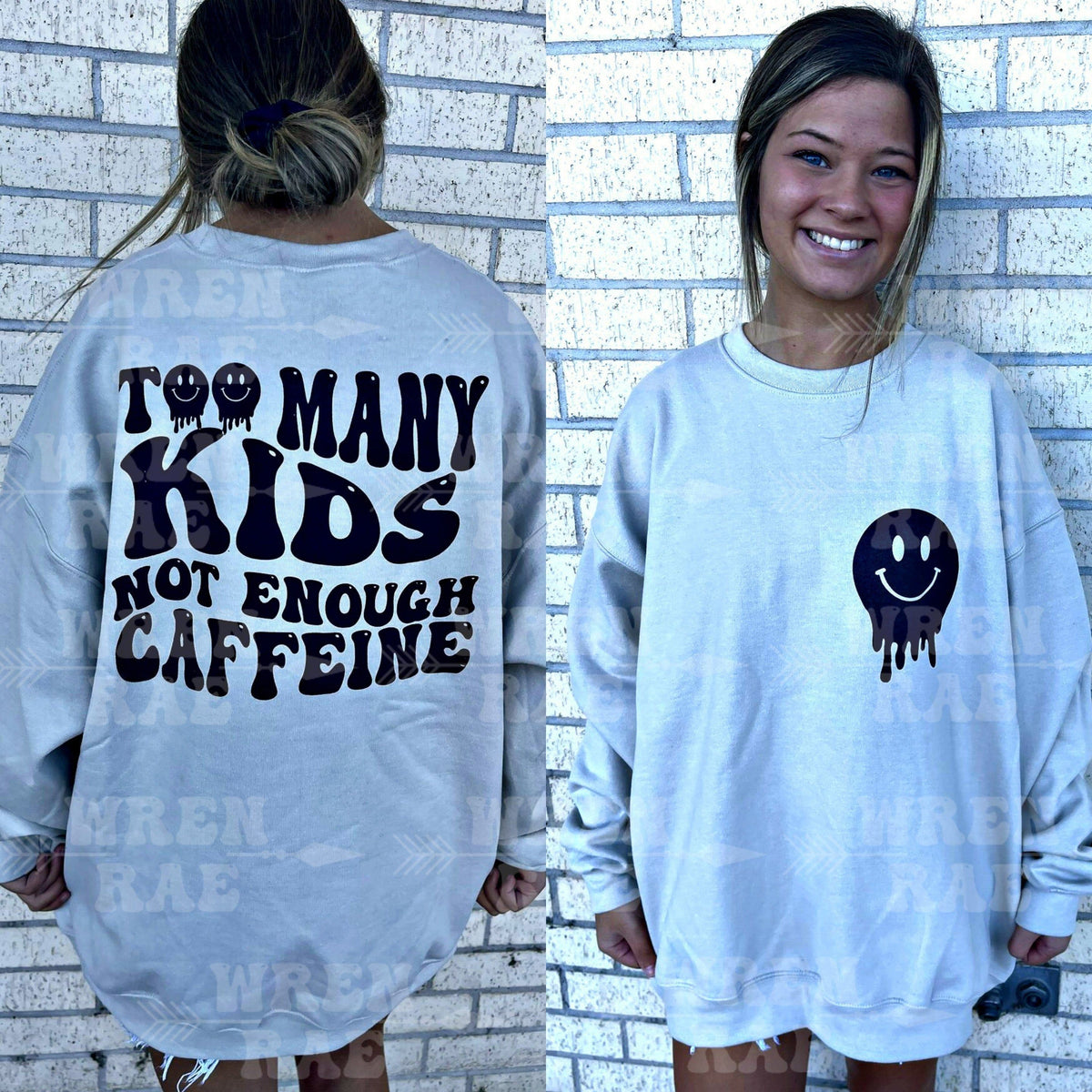 Too Many Kids Not enough Caffeine Tee or sweatshirt