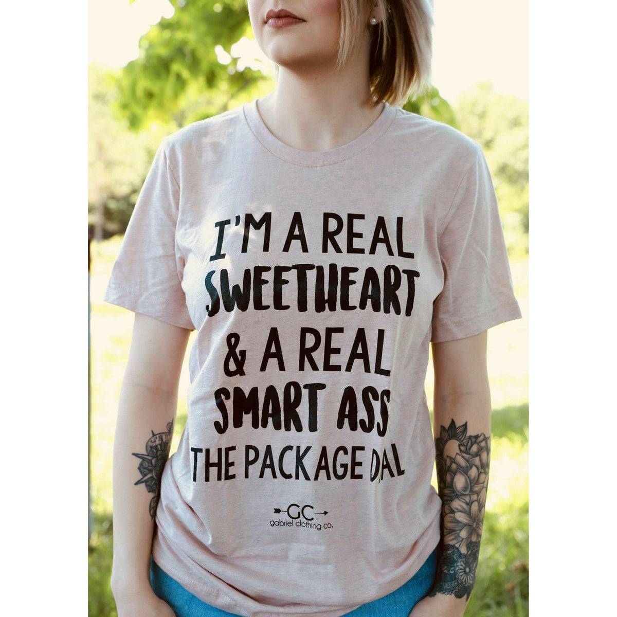 Sweetheart The Package Deal tee or sweatshirt